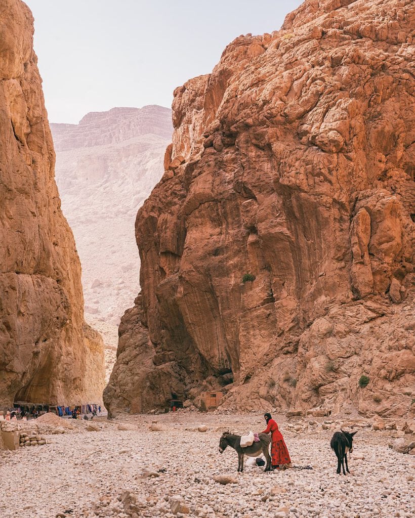1024px Berber shepherd in Todra Gorge Morocco 1 820x1024 - Sahara bezoeken vanuit Marrakech: 3-daagse route (+ hotel & tour tips!)